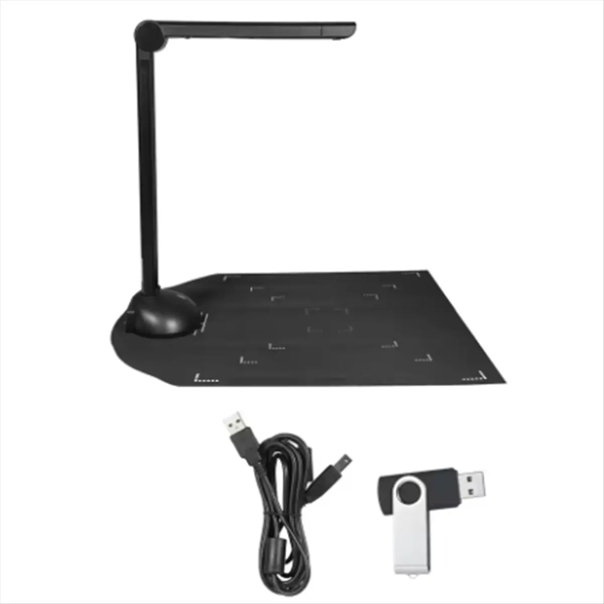 Okay Document Camera Book Scanner LED Fill Light HD 16 Mega-Pixels High Speed Scanning Support Multi-Language OCR Software