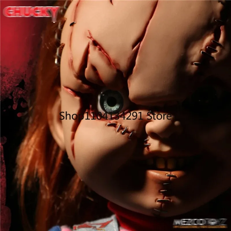 Original Bride Of Chucky MezcoToyz 78003 15 Inch Horror movie Peripheral Products Chucky Tiffnay Action Figure doll 38CM view 3