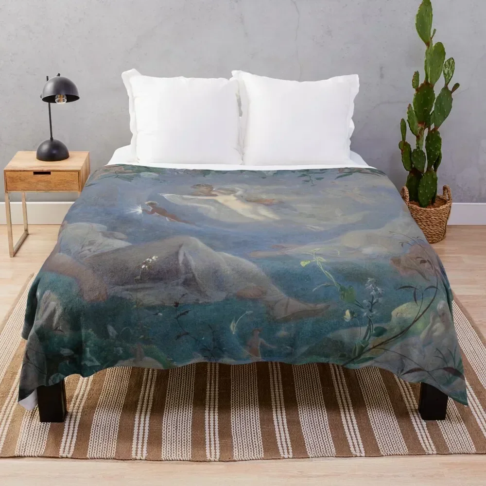 

A Midsummer Night Dream Throw Blanket All Season Lightweight Soft Blanket for Bed