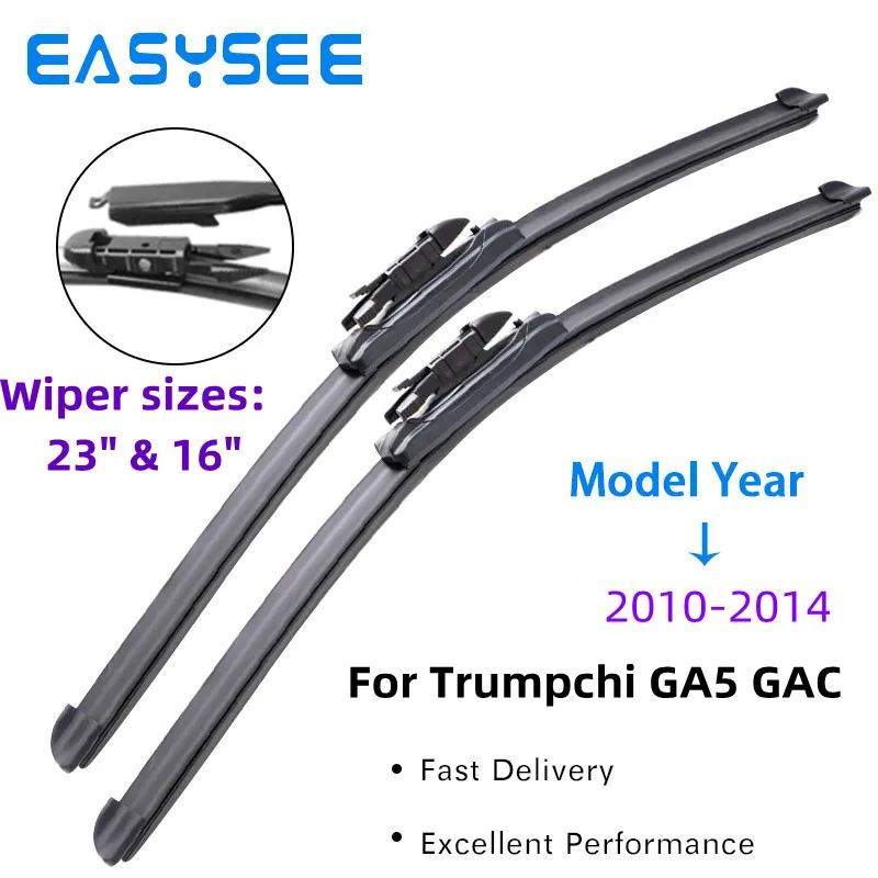 

For Trumpchi GA5 GAC 2010~2014 Car Wiper Blade Accessories Front Rear Windscreen Rubber Brushes Cutter Strip Cleaning