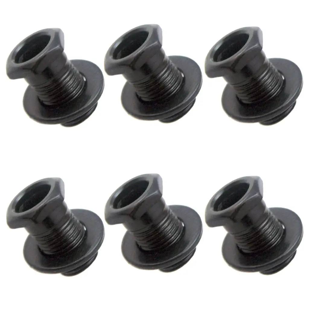 5-6pack 1 Set Tuning Peg Bushing Washer for Electric/Wood/Acoustic Guitar Black