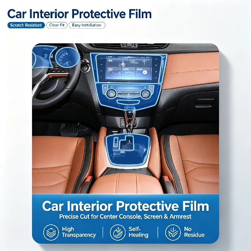 Screen Protector Film - 19-21년식 닛산 엑스트레일 전체 실내 필름,