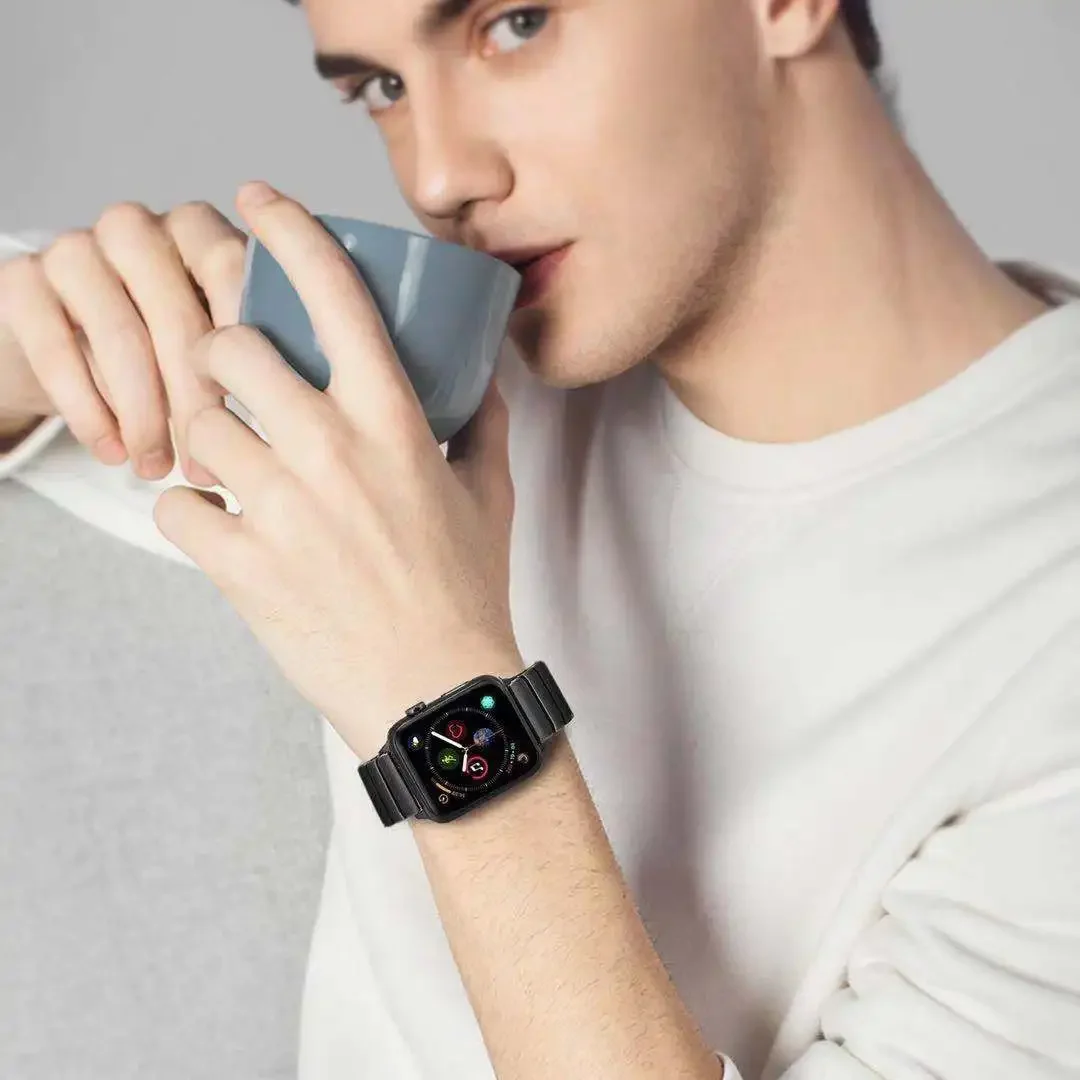 Ceramic Strap For Apple Watch Ultra Band 49mm 10 9 8 7 6 5 4 SE Comfortable Bracelet Wristband iWatch 45mm 44mm 41mm 42mm 46mm