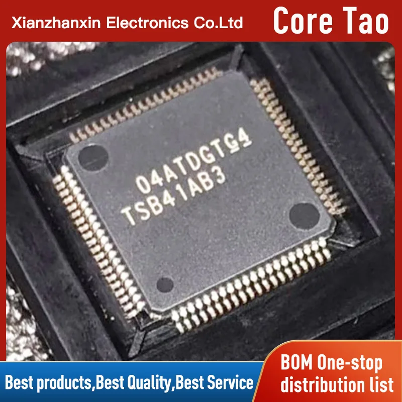 1PCS TSB41AB3PFP TSB41AB3 QFP80 Microcontroller Chip for Electronics And Computer Hardware