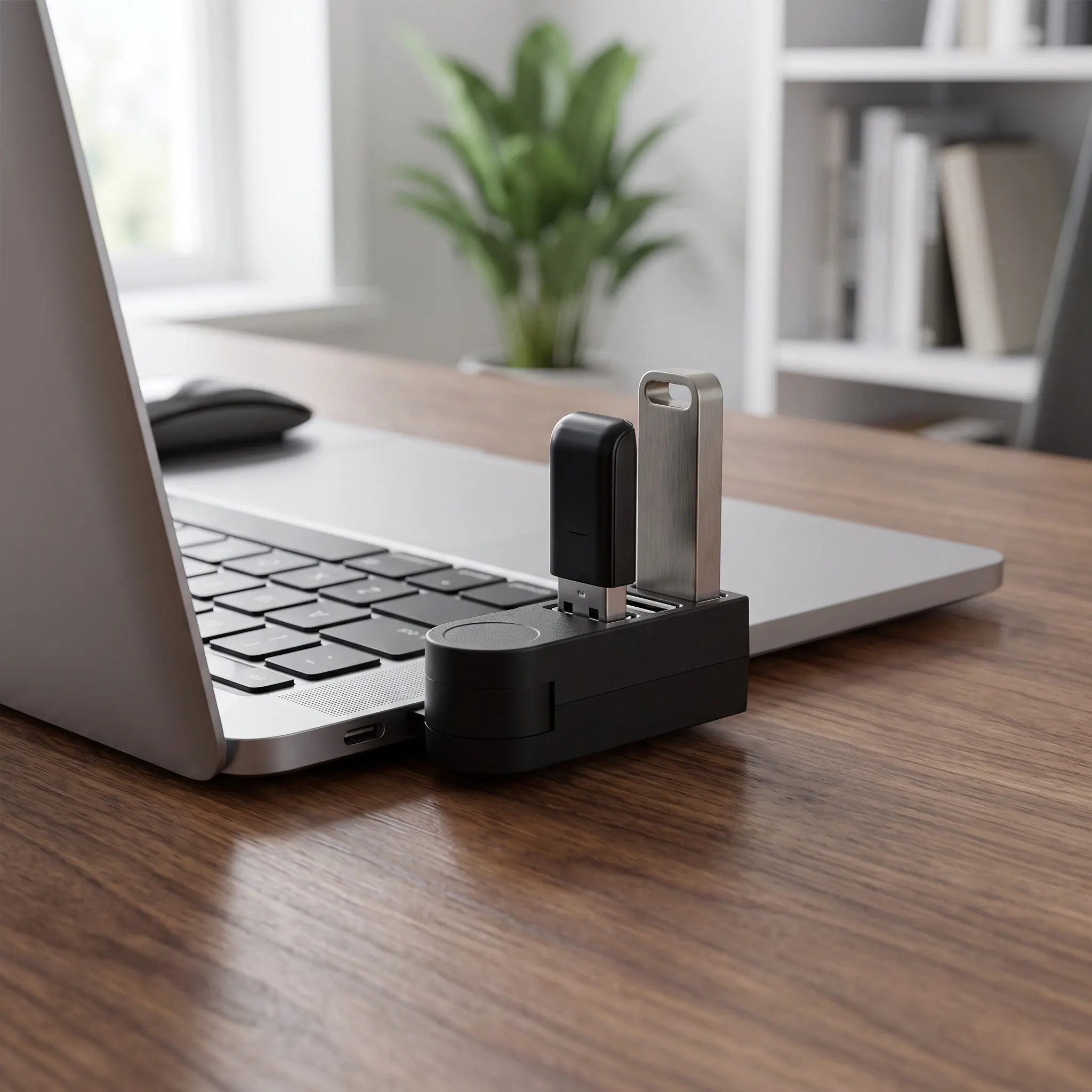 3 Port USB 2.0 Hub Compact Portable Rotatable Data Splitter Low Power Consumption Compatible Laptop Pc USB 2.0 Hub