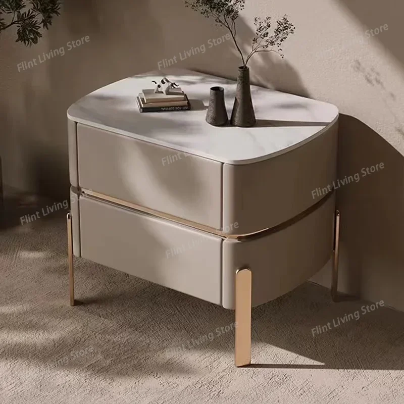 Storage Nightstands Bathroom Aesthetic Space Saving Living Room Side Bedside Table Modern Luxury Bedroom Drawers Home Furniture