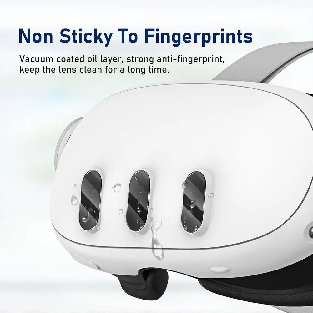 For Meta Quest3 Head Unit Host Tempered Film HD Translucent Oleophobic Tempered Glass Protective Film