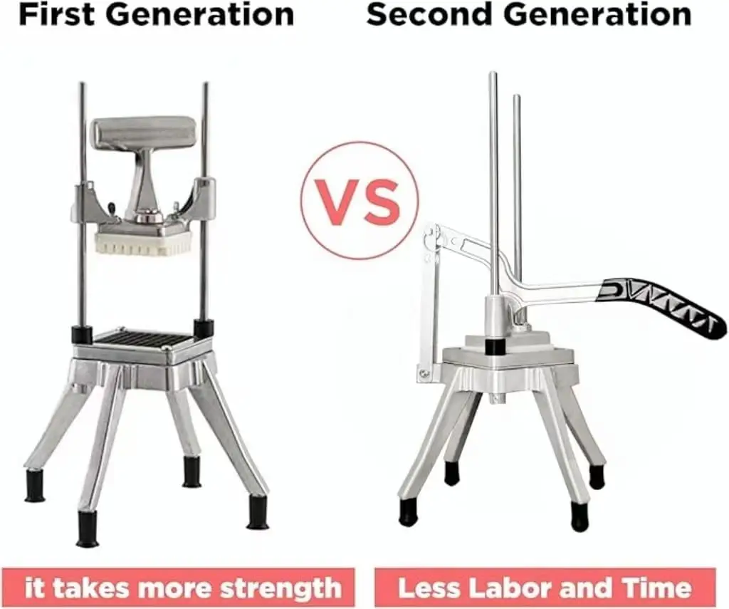 مفرمة فواي قابلة للخضروات، قطاعة بواو الاحترافية، مفرمة خضروات سنوية، قطاعة قلي فرنسية،