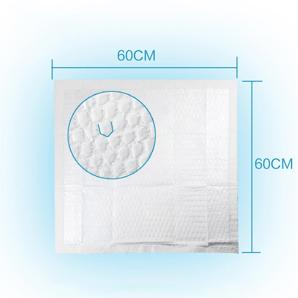 

10 шт. одноразовых впитывающих пеленок для щенков и собак, двухслойные, для ухода и приучения к туалету, защита для кровати