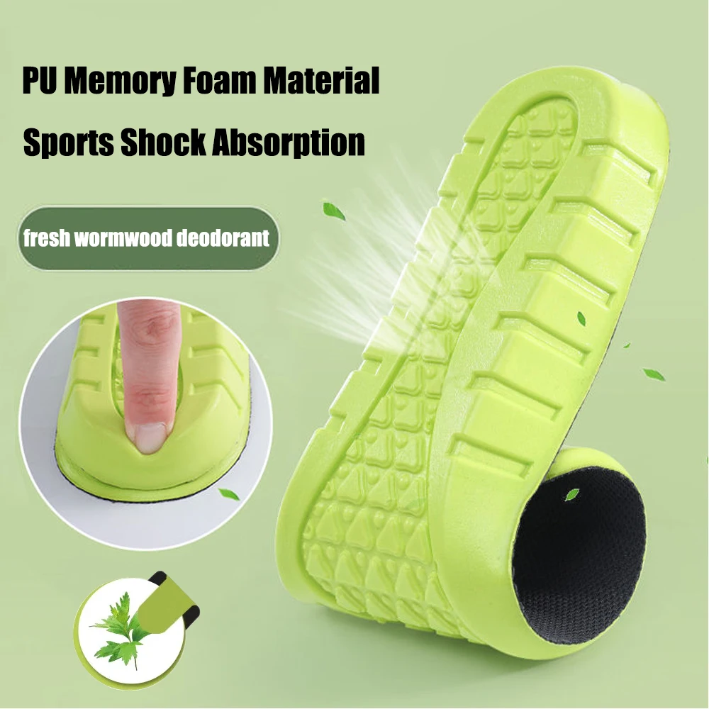 Memory Foam Insoles for Sneakers Comfort Inner Sole Arch Support Shoe Pads Men Women Breathable Sports Running Shoes Cushion