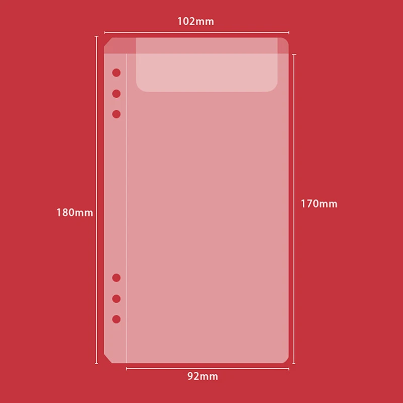 Chinese Style Reusable Challeng Saving Money Notebook Large Capacity Savings Binder Portable Budget Savings Challenges Book