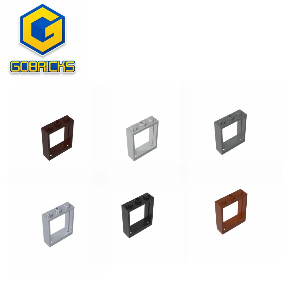 Window Frame Glass 1x3x3 Decoration GB 2178 Compatible with LEGO 51239 Building Block Technology Education Building Block Parts