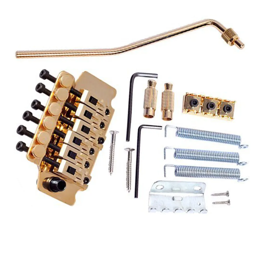 

1 package Gold Guitar Tremolo Bridge Parts System-ABJQ