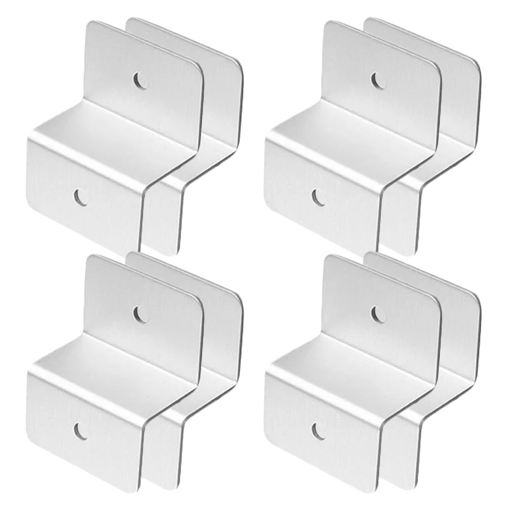 

8 Pcs Solar Panel Bracket Mounting Brackets Kit Stand Holder Aluminum Alloy Module Travel Z-bracket Support Photovoltaic