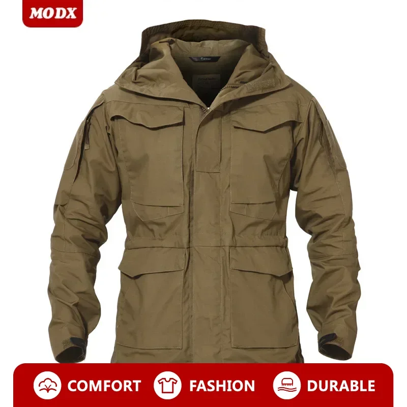 Consul Spy Tactical Coat Men Autumn Winter Outdoor Waterproof Windbreaker Medium Long M65 Enthusiast Battlefield Assault Suit