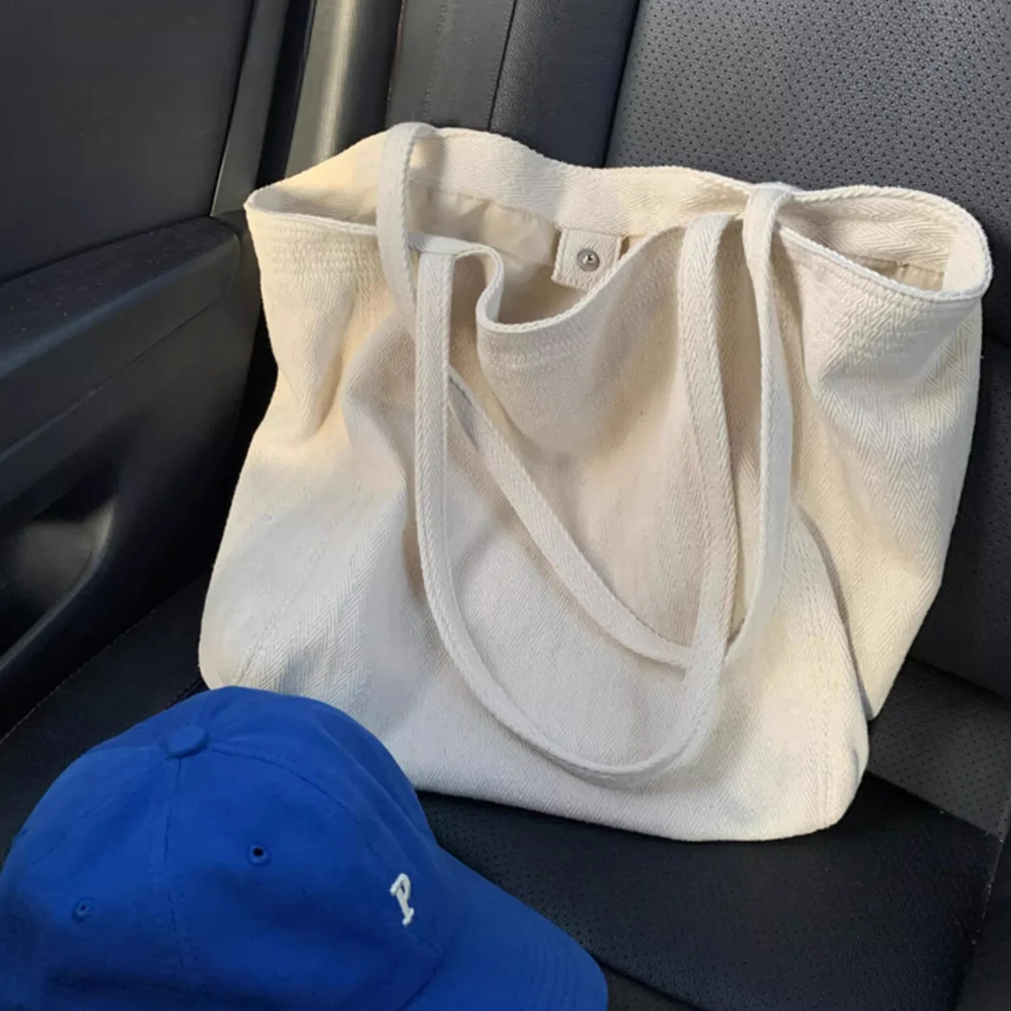 

Повседневная большая холщовая сумка-тоут, женская сумка-тоут для ленивых, CHARLIEKELLI, новинка 2022, простая сумка для отдыха