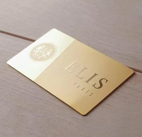 Customized high-quality luxury metal blank credit card, stainless steel metal business card