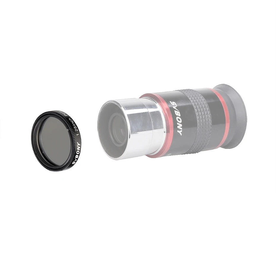 Imagem -03 - Filtro de Telescópio Svbony 1.25 Polegadas Filtro Polarizador Linear Vidro Óptico de Alumínio Anodizado para Observação Planetária Lunar