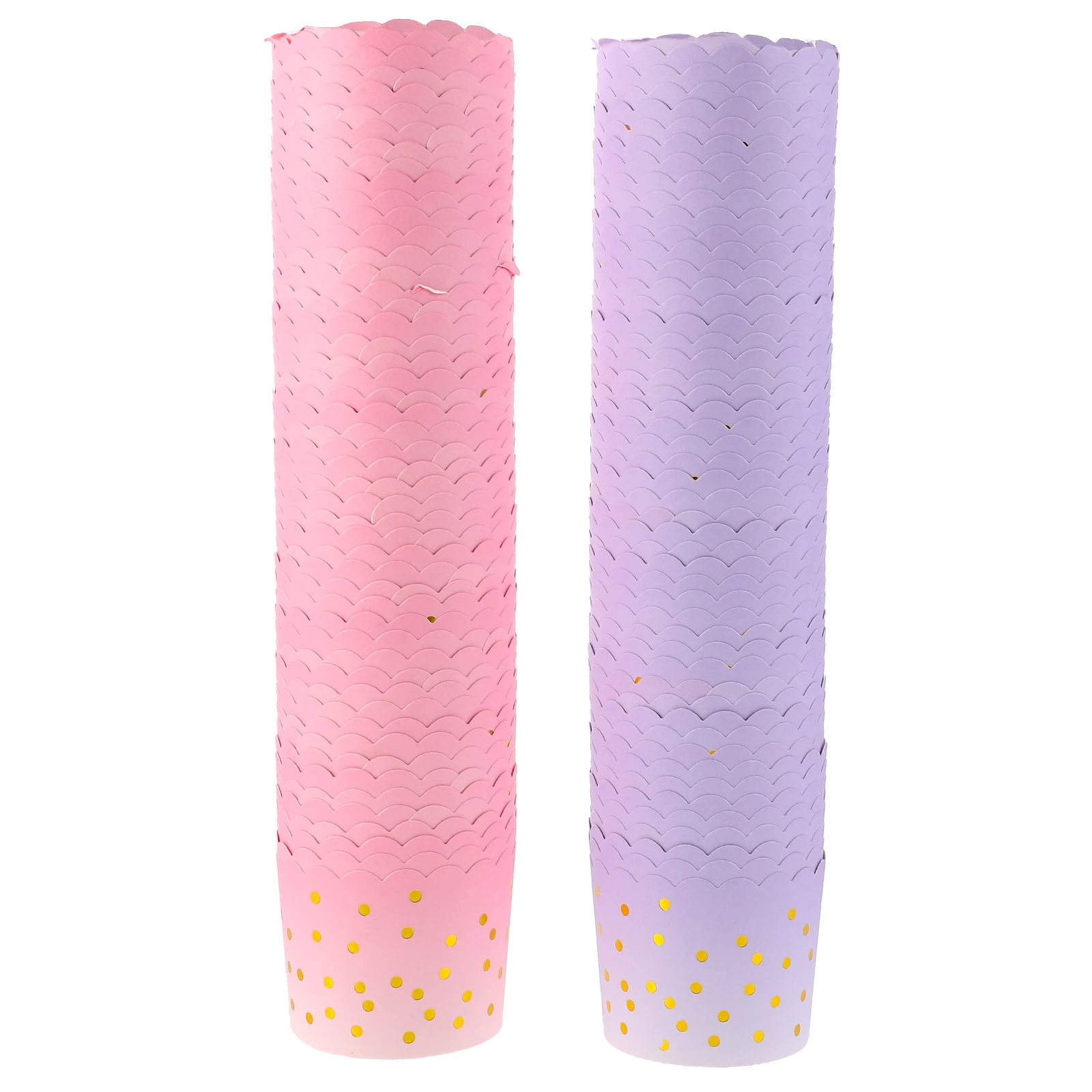 

100Pcs Mini Muffin Paper Cups Disposable High Temperature Resistant Cupcake Holders for Weddings Birthday Party Baking Supplies