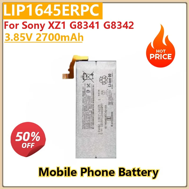 Nouvelle batterie de téléphone 3.8V 2620mAh LIP1621ERPC pour Sony Xperia X XZ XZ1 XA1U Z5 Mini Z5 Compact F3216 F3215 F5321 F321 E5823 E58036