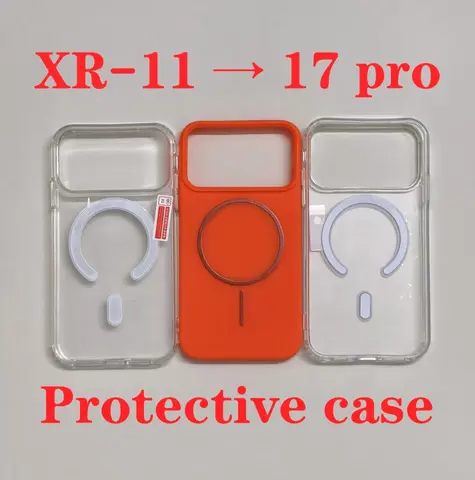 For iPhone XR Like 17 Pro XR Convert 17 Pro Phone Protective Cover，For iPhone 11 To 17 Pro 11 Change 17 Pro Phone Case