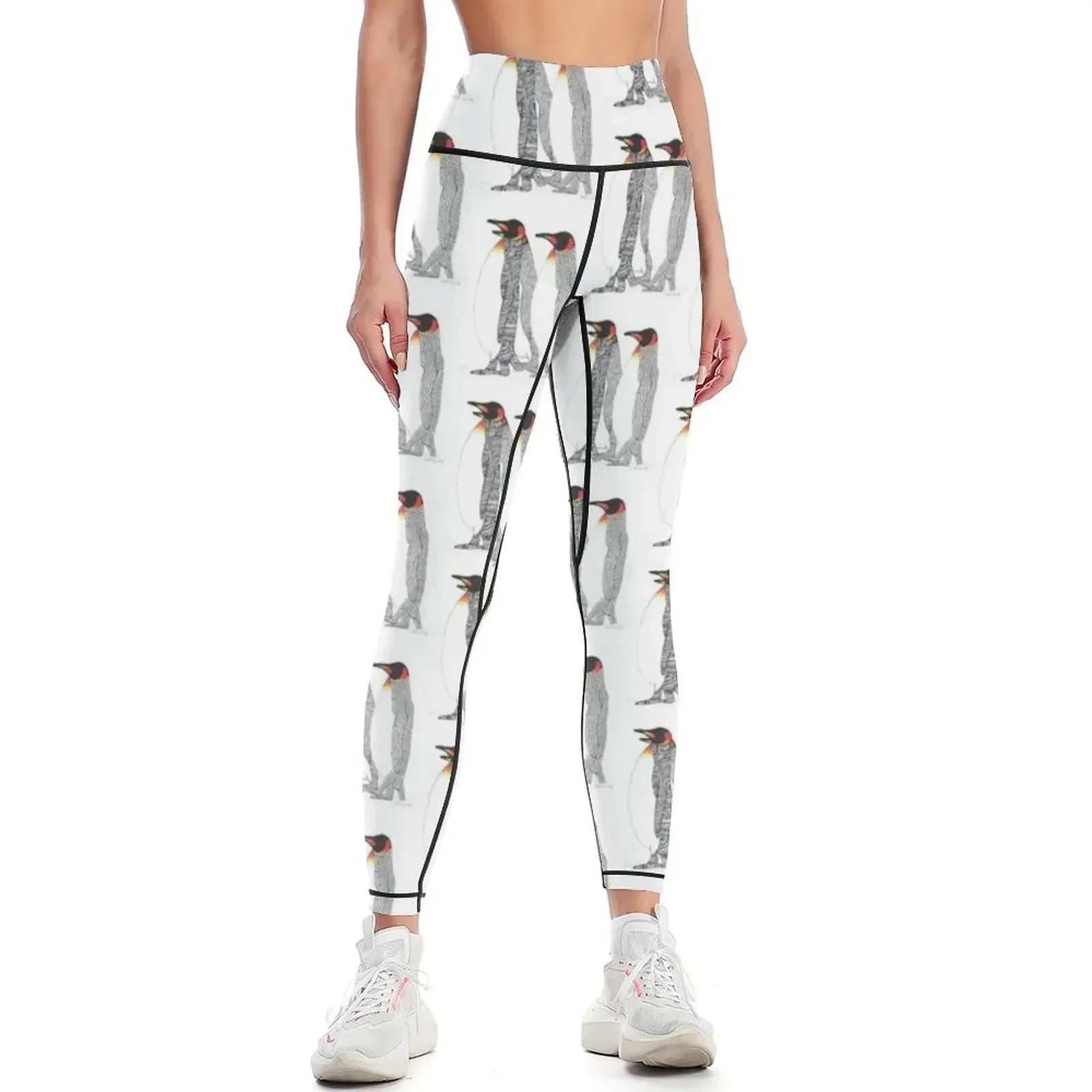 Little Men In Black Suits Leggings Women's pants fitness set gym exercise clothing for Women's push up Womens Leggings