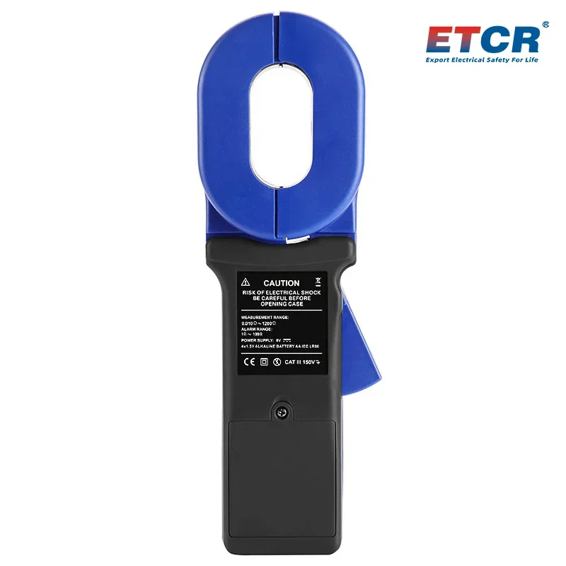 ETCR2000B+ -0.01-500ohm Clamp Earth Resistance Tester Explosion Proof Type Clamp Earth Resistance Tester