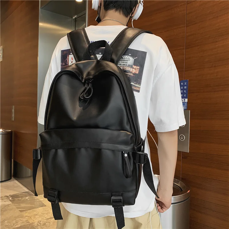 

Large Backpack Women Leather Rucksack Women's Knapsack Travel Backpacks Shoulder School Bags for Teenage Girls Mochila Back Pack