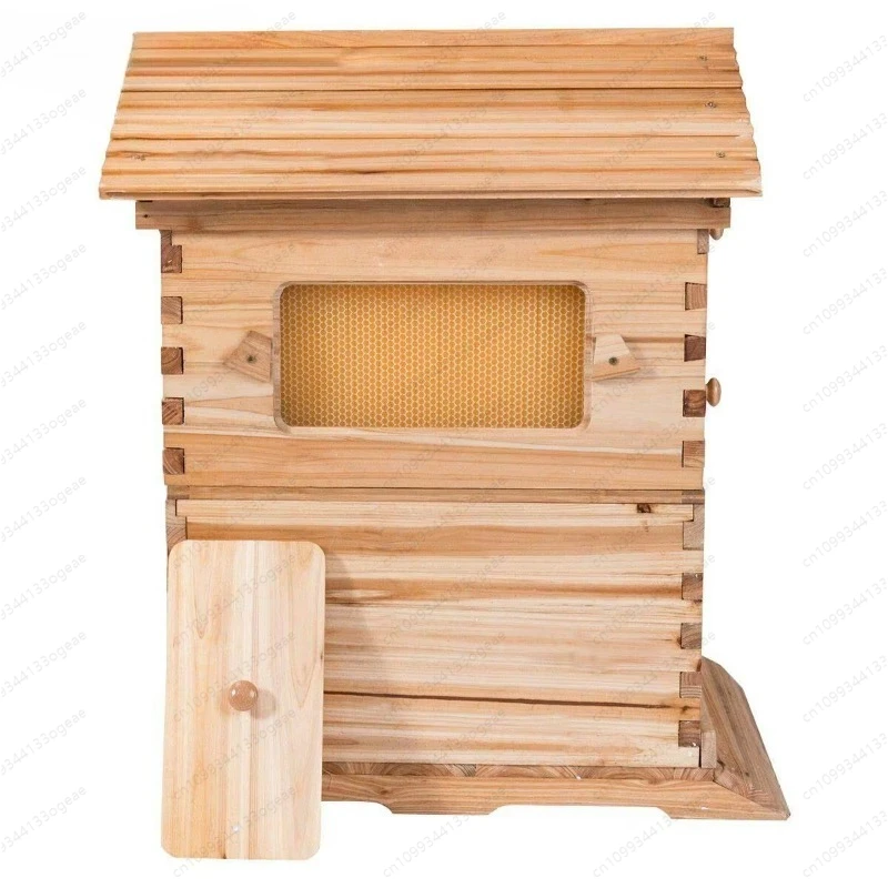 Beekeeping Equipment Factory Price Honey Flowing Bee Hive New Automatic Bee Hive with 7 Pcs Auto Flow Beehive Frames