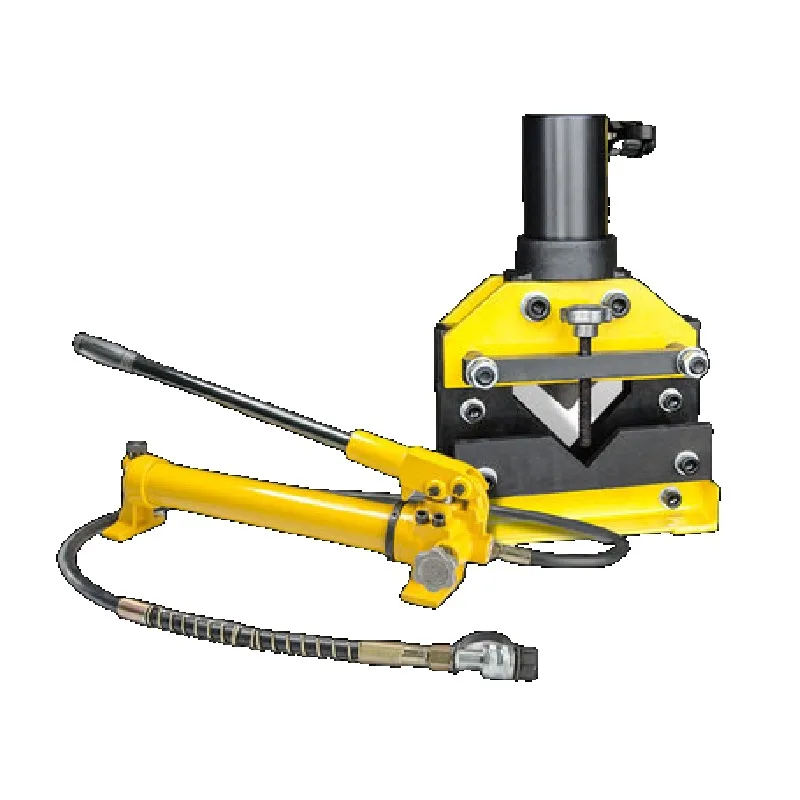 Wholesale Angle Steel Cutting Machine With Cp-700 Hand Pump Yellow 240V ODM Supported China Zhejiang