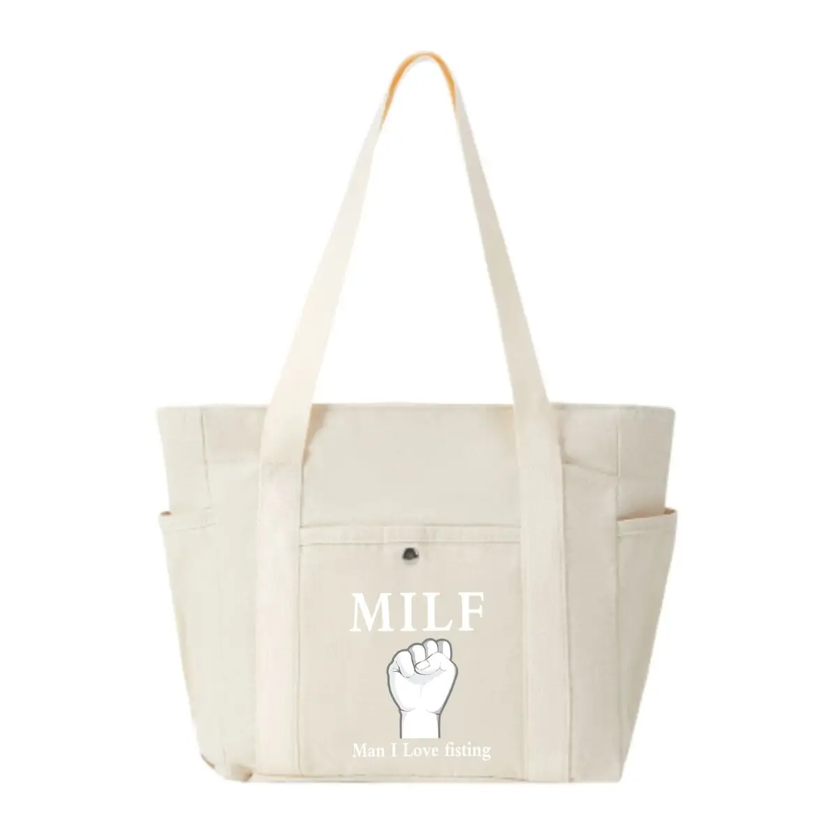 

MILF Man I Love Fisting Text Lightweight Multi-Pocket Shoulder Bag Versatile Shopping Crossbody