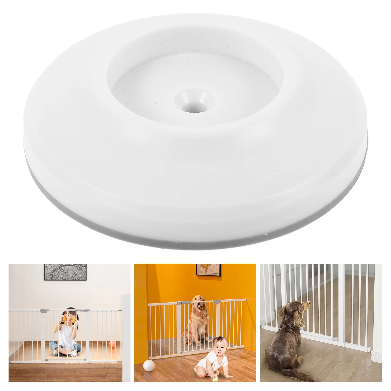 Protectores de plástico duraderos y resistentes para puerta de escalera de mascotas, suministros para el hogar, fácil instalación, sin daños y fiables