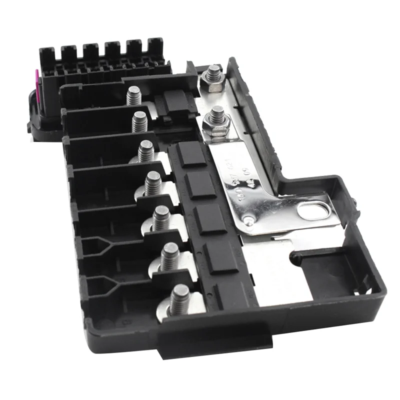 Potente caja de fusibles 6R0937548C 6R0937548F, soporte de toma de Terminal de batería para Jetta Polo 2011-2015 Skoda Octavia Rapid 2013-2015 Re