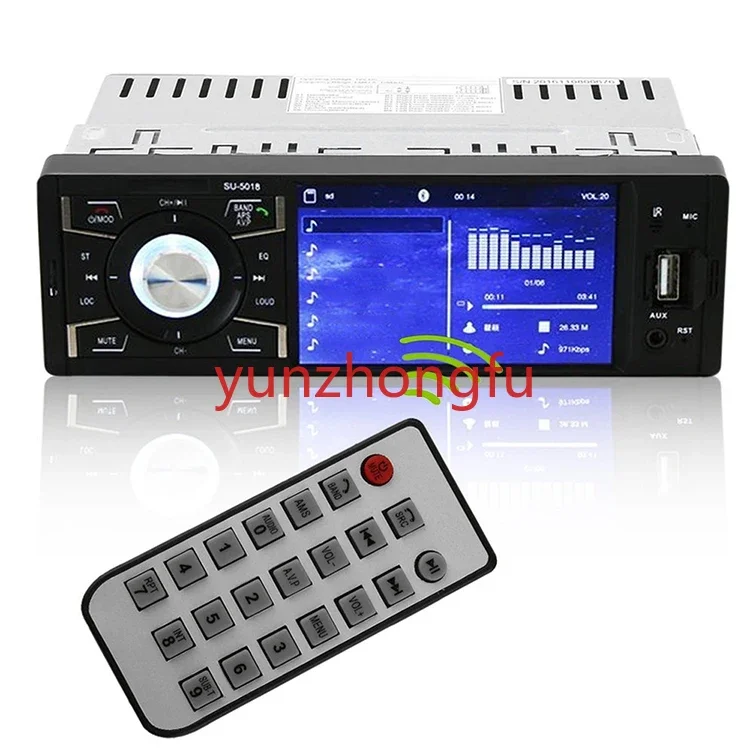 4 inch Car Radio video Player Support FM USB / SD Card/AUX in 1 DIN Stereo MP4 MP5  Rear Camera