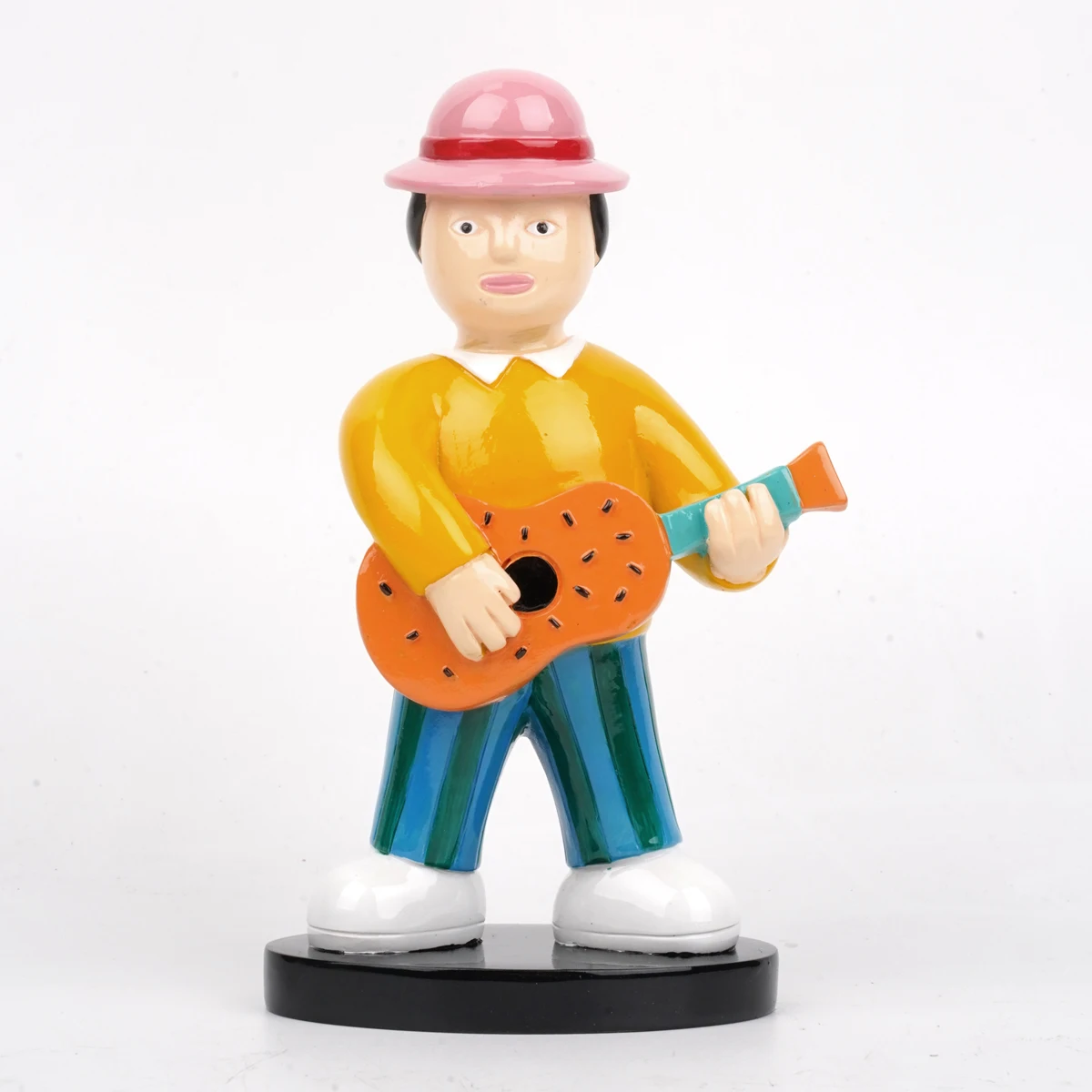 Collectible figurines Guitar Musical Boy Easter decoration Anime figures Room Decor Home book holder Bookends Decoration