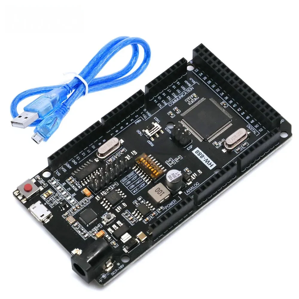 Mega2560 + WiFi R3 ATmega2560 MEGA 2560 R3 32Mb memory USB-TTL CH340G. Compatible for Arduino Mega NodeMCU