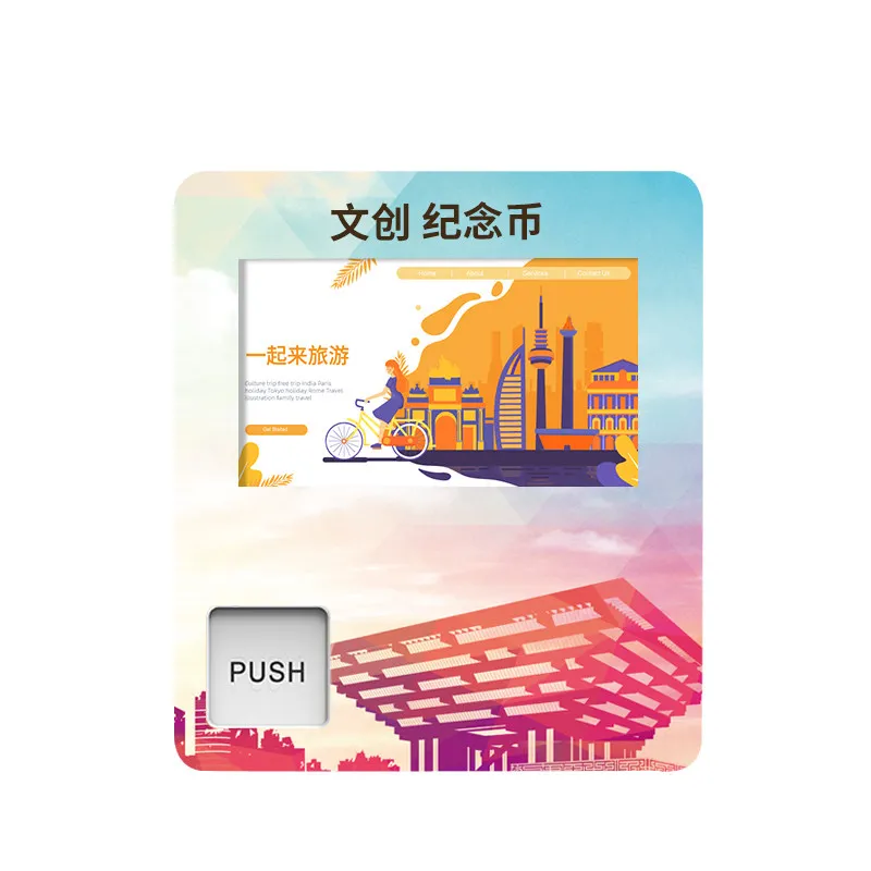 Merchandise Postcard Vending Machine Small Desktop Souvenir Smart Vending Machine Stationery Card Vending Cabinet