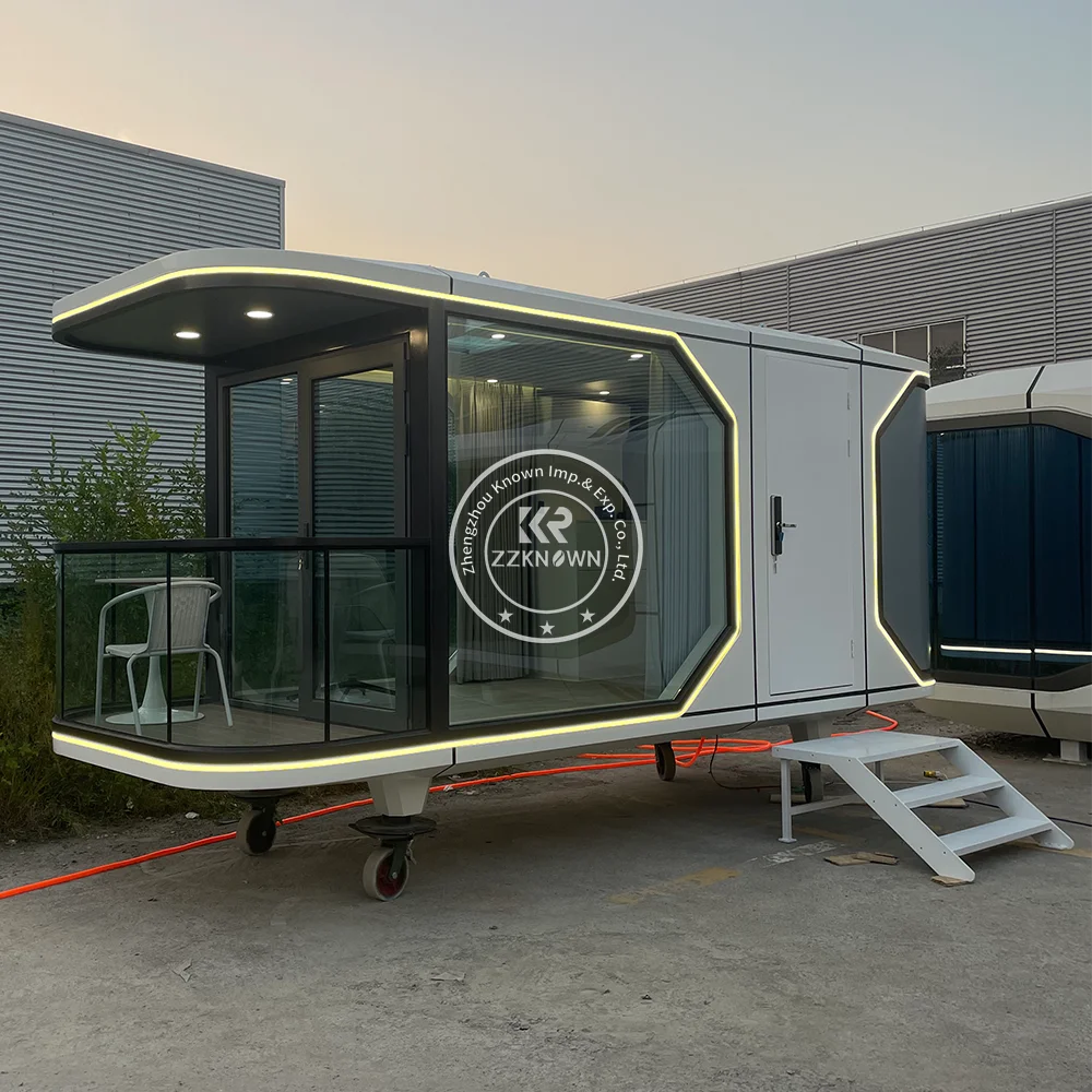 2024 Piccolo modulare pronto per la spedizione di piccole case da cabina contenitore Space Capsule Hotel