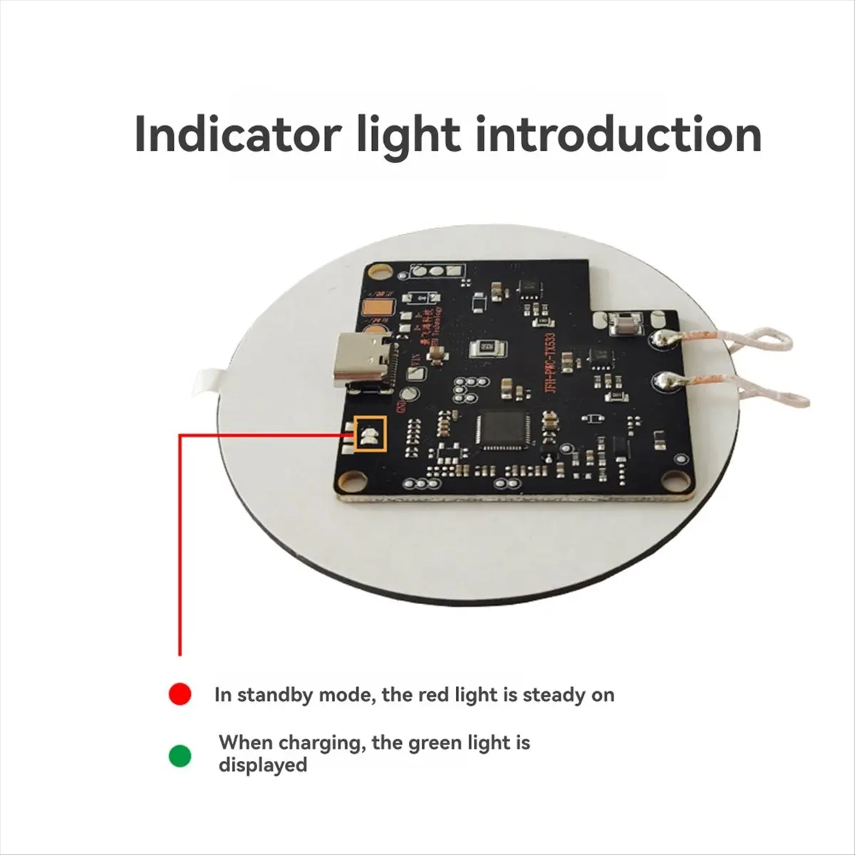 【~ New Y24A】15W 12V 22MM Long Distance Wireless Mobile Phone Fast Charger Module Transmitter Wireless Charging Module Large Coil