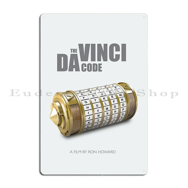 The Da Vinci Code Alternative Movie Poster Movieposterboy Metal Plaque Wall Decor Create Wall Mural Party Club Tin Sign Poster