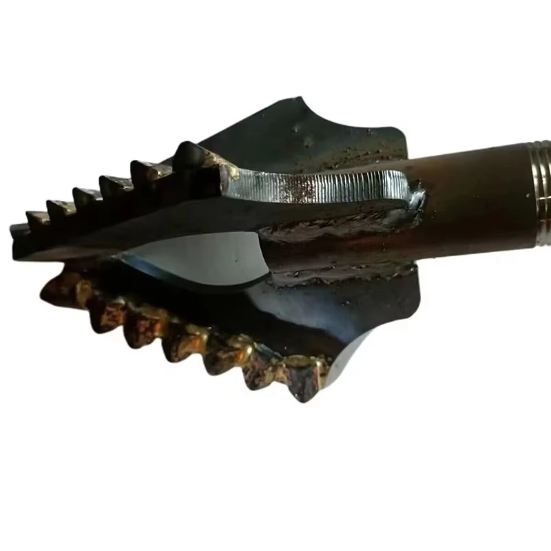 Pipe Drilling Bits Small Water Well Drilling Rig Three Wings Water Well Drilling Suitable For Soil Sand Layer One Inch Drill