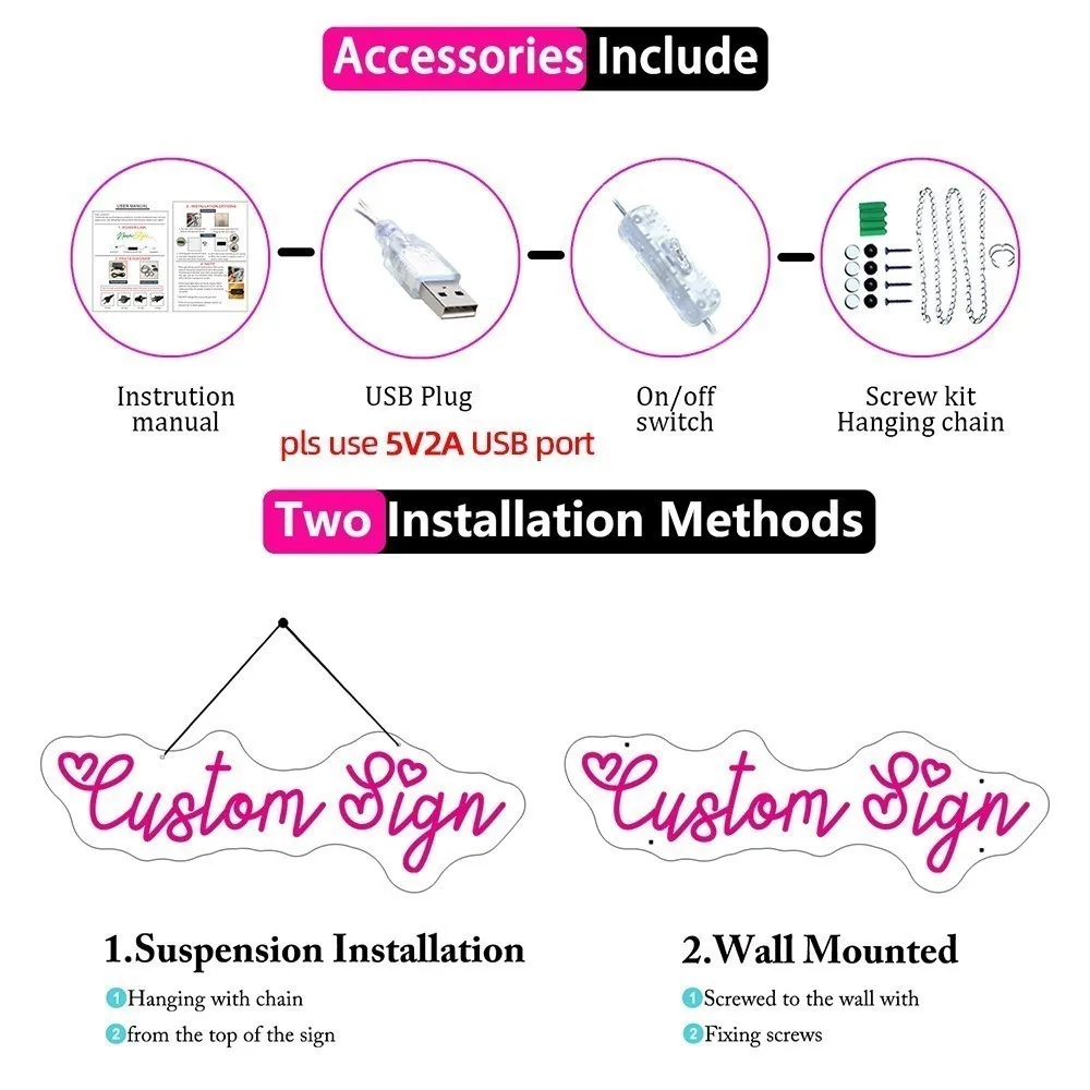 Imagem -06 - Faço Unhas Neon Led Sinal Unhas Sala Luzes de Néon Parede Pendurado Usb Unhas Decoração Iluminar Sinal de Negócios Sinal Néon Lâmpada Led eu