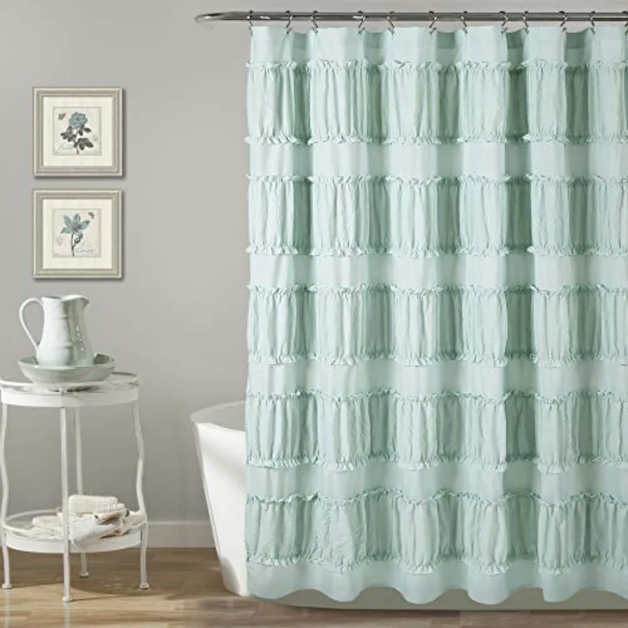 

Занавеска для душа Nova Ruffle 72" x 72"