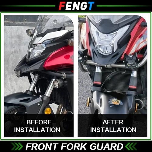 Imagen 2 del producto Protector de horquilla delantera para motocicleta HONDA CB500X 2013-2018, cubierta protectora absorbente de golpes CB 500X, protector de amortiguación