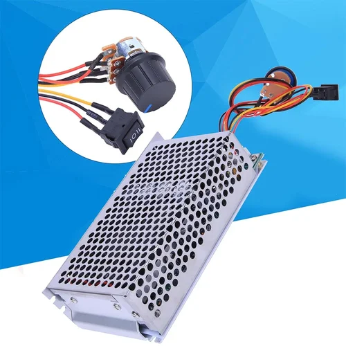 Imagen 2 del producto Controlador de velocidad del motor de CC 10‐50V 100A 3000W Regulador de interruptor de control PWM Regulador de motor Controlador de velocidad del motor Controlador de velocidad