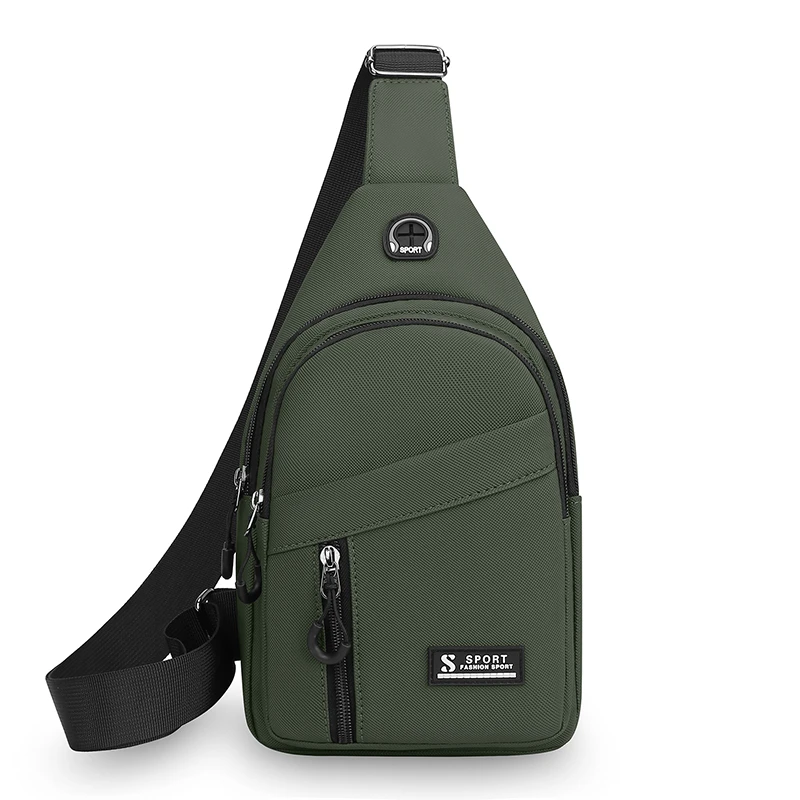 1 Adjustable Men's and Women's Crossbody Bag -38.1cm Sports Chest Bag, Durable Travel and Hiking Backpack