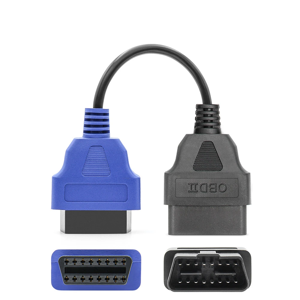 6Pcs/SET OBD2 Car Scanner Connector MultiECUScan Diagnostic Adapter Cable for Multi ECU Scan for Fiat Alfa Romeo and for Lancia