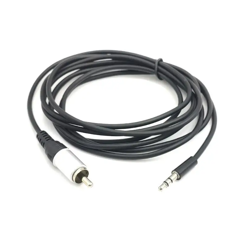 652F 2 เมตร 3.5 มม.ถึง RCA Mono AUX Cable