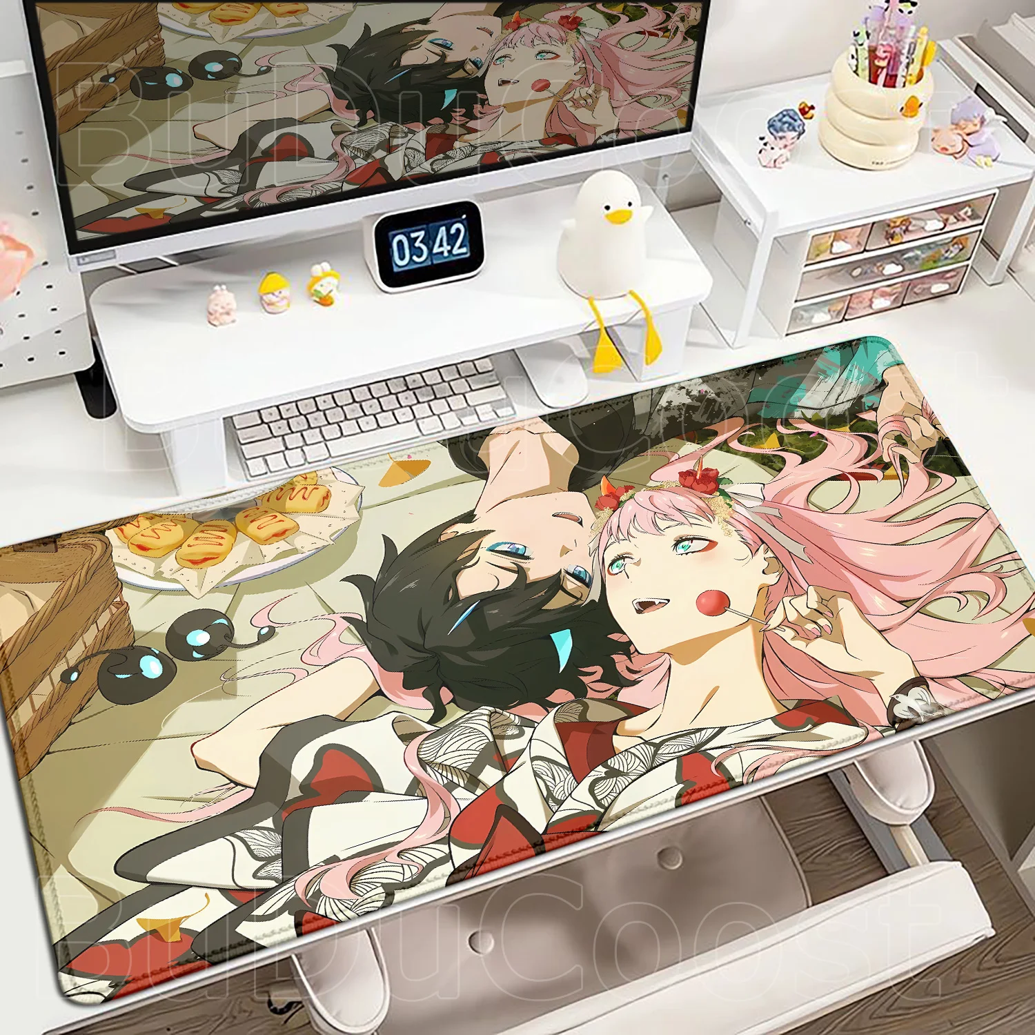 Zero Two Anime Mousepad 1000x500mm Gaming Desk Mat