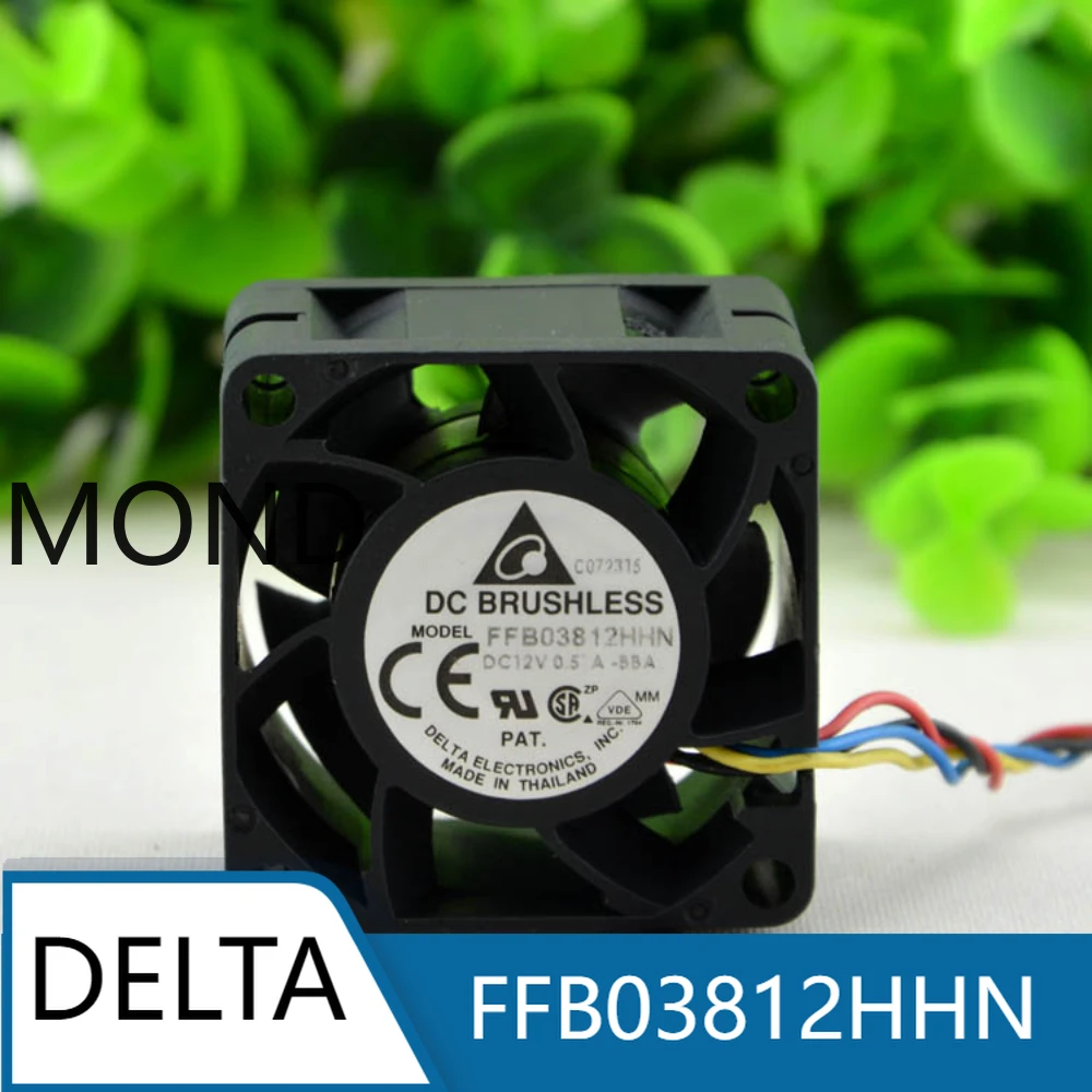 

Delta FFB03812HHN 3828 12V 0.57A 3.8CM PWM Temperature Controlled Fan with Dual Ball Bearings